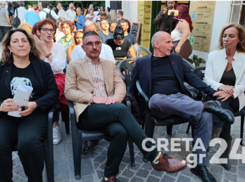 Στα Χανιά ο Γιάννης Βαρουφάκης – «Περιμένουμε την μεγάλη δημοσκόπηση, την κάλπη της 9ης Ιουνίου»