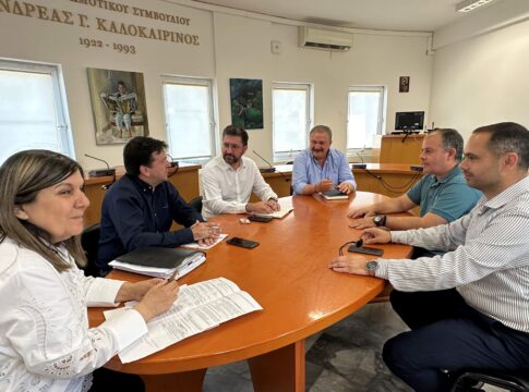 Συνάντηση Μποκέα-Συριγωνάκη για προγραμματισμό έργων στο Μαλεβίζι