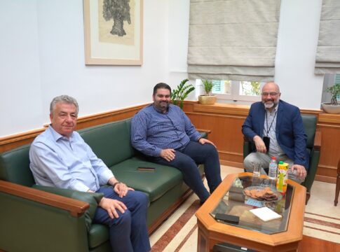 Συνάντηση Περιφερειάρχη Κρήτης με τον Υποψήφιο ευρωβουλευτή Του ΠΑΣΟΚ – ΚΙΝΑΛ Σάκη Αρναούτογλου