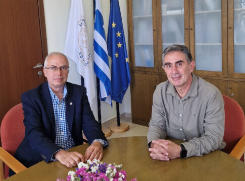 Συνάντηση του Εντεταλμένου Συμβούλου του Δήμου Ηρακλείου Νίκου Κονταράκη με τον Πρύτανη του ΕΛΜΕΠΑ