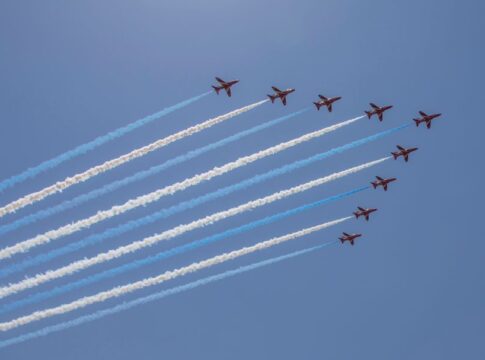Τα Red Arrows της Βρετανικής Royal Air Force στα Χανιά