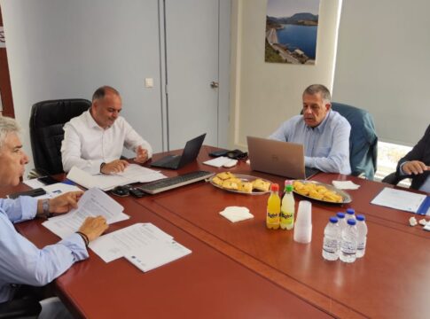 Τεχνική σύσκεψη στον ΟΑΚ παρουσία του Υφυπουργού Υποδομών και Μεταφορών, Νίκου Ταχιάου