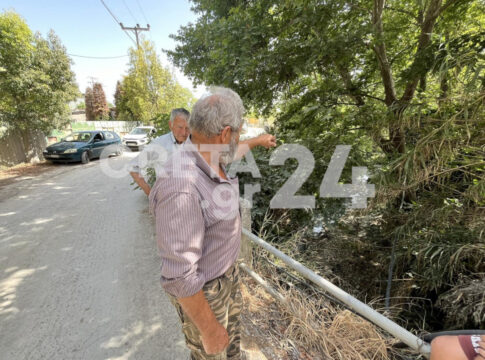 Ανυπόφορη η κατάσταση στην Αυγενική από λύματα σε ρέμα – Αυτοψία της ΔΕΥΑΗ