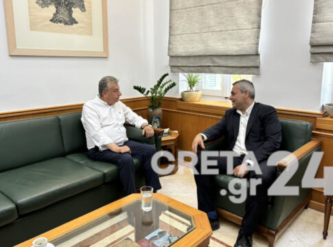 Χ. Μαμουλάκης: Συναντήσεις με τον Περιφερειάρχη Κρήτης και το Δήμαρχο Ηρακλείου για την αξιοποίηση του αεροδρομίου «Ν. Καζαντζάκης»