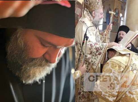Χειροτονήθηκε μοναχός ο Hρακλειώτης μάγειρας του Master Chef που έχασε μητέρα και ανιψιά σε τροχαίο