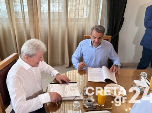 Δέσμευση του Κυριάκου Μητσοτάκη για την ολοκλήρωση των μεγάλων έργων υποδομής στην Κρήτη