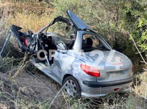 Διασωληνωμένος στη ΜΕΘ ο 19χρονος πολυτραυματίας του τροχαίου στο Βάμο