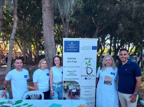 Εκδήλωση διάχυσης για το πρόγραμμα Erasmus+ «Journey of a Tree» της Διεύθυνσης Πρωτοβάθμιας Εκπαίδευσης Ηρακλείου