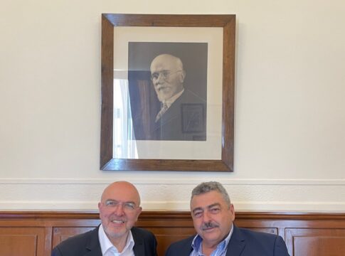 Επίσκεψη Υφυπουργού Εξωτερικών κ. Κώστα Φραγκογιάννη στον Νίκο Καλογερή