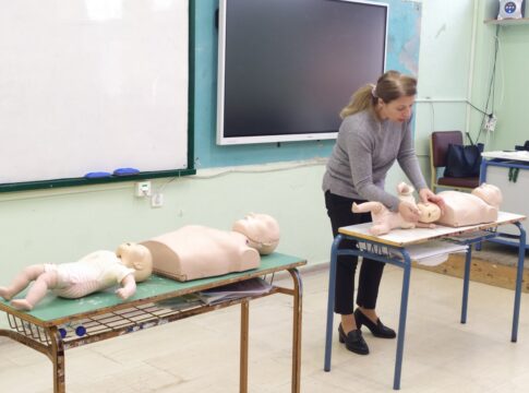 Ιατρικός Σύλλογος Ηρακλείου: Ολοκληρώθηκε ο φετινός κύκλος σεμιναρίων ΚΑΡΠΑ σε σχολεία