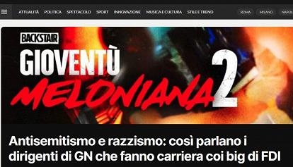 Inchiesta di Fanpage su antisemitismo e razzismo in Gioventù nazionale, dimissioni e polemiche