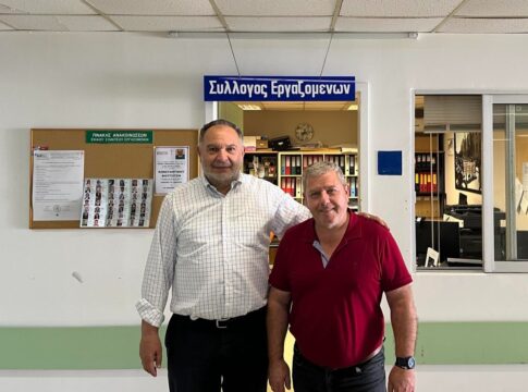 Κουράκης από το ΠΑΓΝΗ: “Το ΠΑΣΟΚ πίστεψε και δημιούργησε το ΕΣΥ, το ΠΑΣΟΚ μπορεί να το αναγεννήσει” – Συνάντηση με εργαζόμενους της υγείας