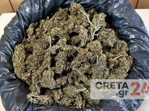 Κρήτη: Χειροπέδες σε τρεις για σχεδόν μισό κιλό κάνναβης
