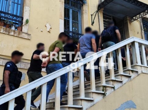 Κρήτη: Στον ανακριτή επτά ακόμη συλληφθέντες για τις τέσσερις εγκληματικές ομάδες