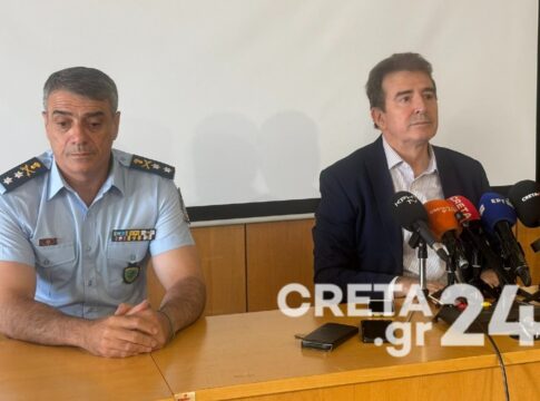 Μιχάλης Χρυσοχοΐδης από Ηράκλειο: «498 περιστατικά ενδοοικογενειακής βίας στην Κρήτη το πρώτο πεντάμηνο του 2024»