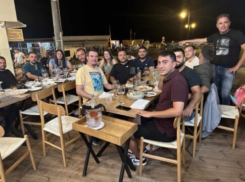 Ο αντιπρόεδρος του Ερασιτέχνη ΟΦΗ παρέθεσε δείπνο στους προπονητές της ακαδημίας ποδοσφαίρου