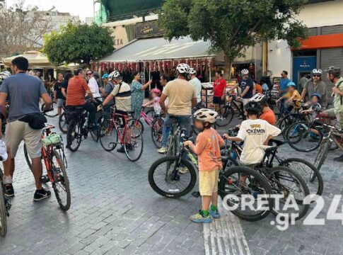 Παγκόσμια Ημέρα Ποδηλάτου: Βόλτα στο κέντρο του Ηρακλείου με το πιο φιλικό μέσο για το περιβάλλον