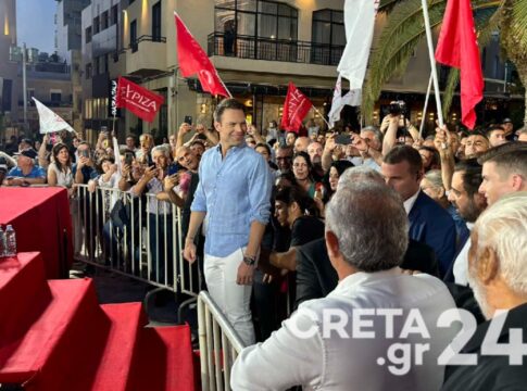 Στ. Κασσελάκης από Ηράκλειο: «Είναι ζήτημα τιμής για τον λαό της Κρήτης να επιστρέψει στα δημοκρατικά της χρώματα»