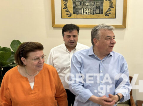 Στην Περιφέρεια Κρήτης η Λίνα Μενδώνη: «Η Κρήτη έχει ένα τεράστιο πολιτιστικό πλούτο»