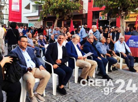 Στο Ηράκλειο ο Δημήτρης Κουτσούμπας – «Να βρεθεί όσο πιο ψηλά γίνεται το ΚΚΕ»