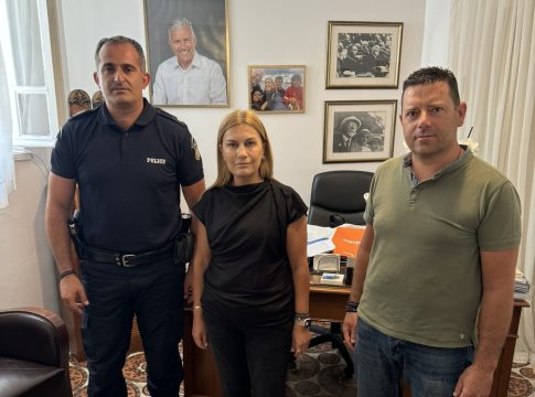 Συνάντηση της Ένωσης Αστυνομικών Χανίων με τη Σέβη Βολουδάκη