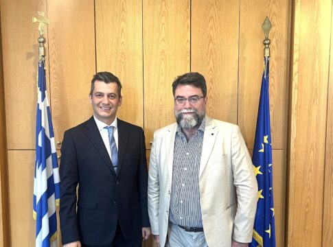 Συνάντηση του Εντεταλμένου Περιφερειακού Συμβούλου για την οδική ασφάλεια με τον Υφυπουργό Υποδομών και Μεταφορών