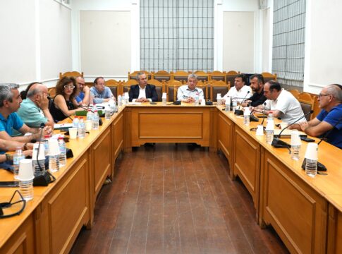 Σύσκεψη στη Περιφέρεια Κρήτης για την επικείμενη έμφραξη του φράγματος Πλακιώτισσας