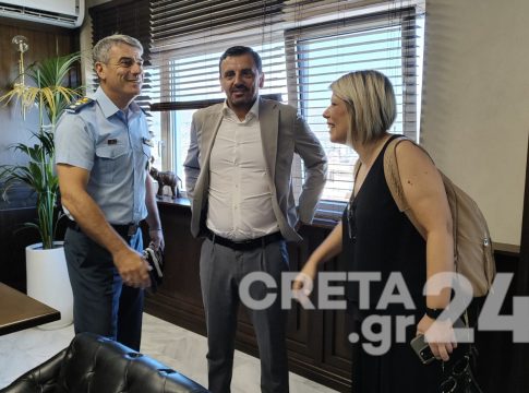 Χανιά: Στο Αστυνομικό μέγαρο ο Υφυπουργός Προστασίας του Πολίτη