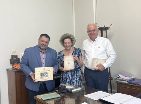 Εθιμοτυπική επίσκεψη στο Δήμο Ηρακλείου του Αντιπροέδρου της Παναρκαδικής Ομοσπονδίας Ελλάδος