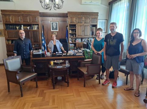 Εθιμοτυπική επίσκεψη του Προεδρείου του νέου  ΔΣ του Συλλόγου Εκπαιδευτικών Πρωτοβάθμιας Εκπαίδευσης Νομού Ρεθύμνου στην Αντιπεριφερειάρχη Ρεθύμνης