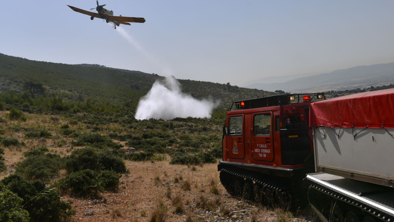Φωτιά στη Βόνιτσα