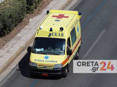 Ηράκλειο: Στο νοσοκομείο τρίχρονο παιδάκι μετά από τροχαίο ατύχημα