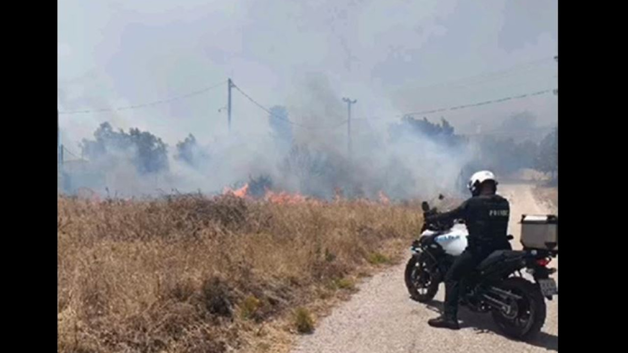 Μαγούλα: Σε εξέλιξη φωτιά σε χαμηλή βλάστηση