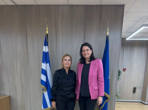 Mε την Υπουργό Εργασίας και Κοινωνικών Υποθέσεων συναντήθηκε η Σέβη Βολουδάκη