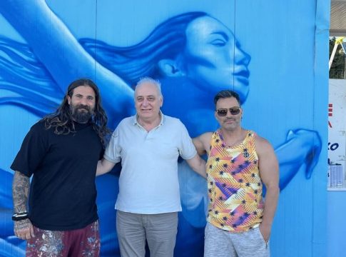 Ο Παύλος Μπαριτάκης στο εντυπωσιακό φεστιβάλ του Καστρίου που ανέδειξε την Τέχνη του Graffiti