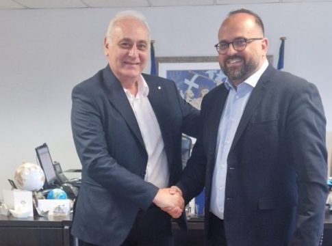 Παύλος Μπαριτάκης: Συνάντηση στο Υπουργείο Ναυτιλίας και Νησιωτικής Πολιτικής