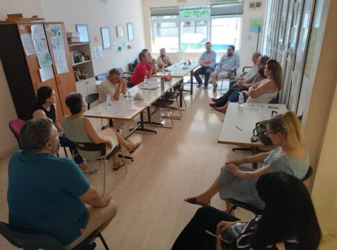 Περιοδεία κλιμακίου του ΚΚΕ στο Κέντρο Ψυχικής Υγείας Χανίων