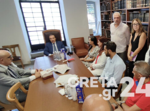 Στα Χανιά ο υφυπουργός Δικαιοσύνης Ιωάννης Μπούγας