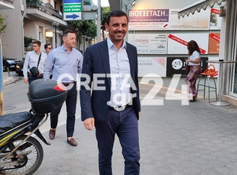 Στα Χανιά ο υφυπουργός Προστασίας του Πολίτη, Ανδρέας Νικολακόπουλος