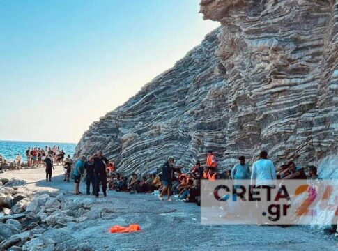 Στο Ηράκλειο οι 62 μετανάστες που εντοπίστηκαν νότια του νομού (εικόνες)