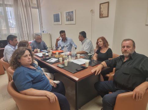 Συνάντηση εργασίας 7ης ΥΠΕ Κρήτης – Διοικητή του Γενικού Νοσοκομείου Ρεθύμνου