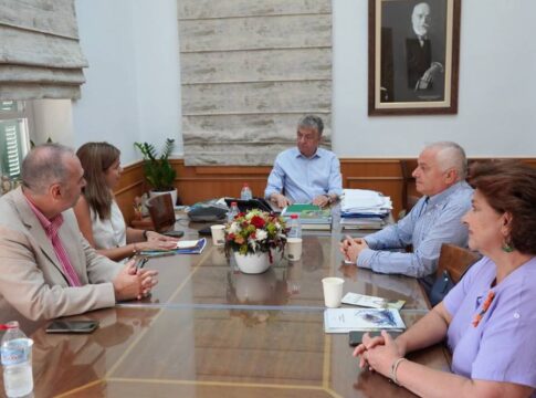 Συνάντηση Περιφερειάρχη με αντιπροσωπεία της Ελληνικής Εταιρείας Προστασίας της Φύσης