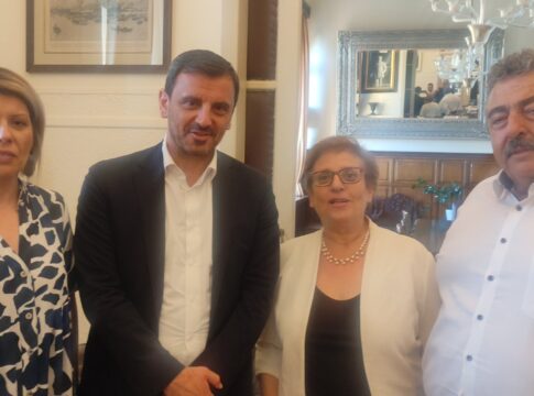 Συνάντηση της Αντιπεριφερειάρχη Ρεθύμνης με τον Υφυπουργό Προστασίας του Πολίτη και τη Γενική Γραμματέα Αντεγκληματικής Πολιτικής