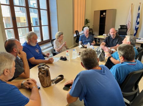 Συνάντηση του Δημάρχου Ηρακλείου Αλέξη Καλοκαιρινού με το Διοικητικό Συμβούλιο του Συλλόγου Εργαζομένων Καθαριότητας