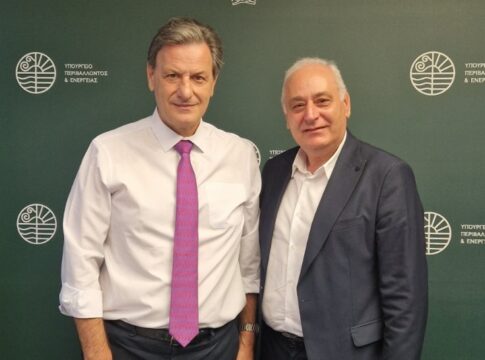 Το θέμα της λειψυδρίας του Δήμου Βιάννου στο επίκεντρο της συνάντησης του Παύλου Μπαριτάκη με το Θεόδωρο Σκυλακάκη