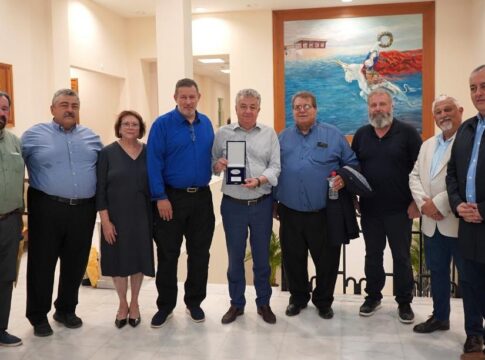 Επίσκεψη του νέου Προέδρου του Παγκοσμίου Συμβουλίου Κρητών στον Περιφερειάρχη Κρήτης