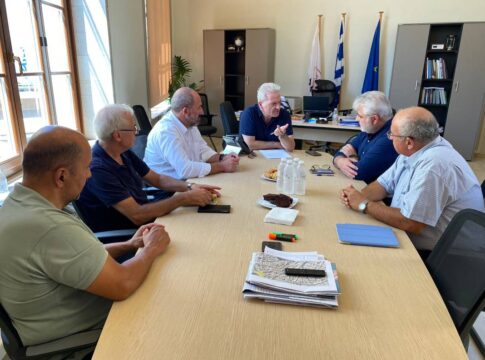 Η ενίσχυση της συνεργασίας του Δήμου Ηρακλείου με το Ίδρυμα Τεχνολογίας & Έρευνας, στο επίκεντρο της συνάντησης Καλοκαιρινού – Ταβερναράκη