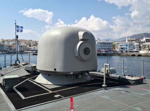 Η πυραυλάκατος ΤΠΚ “Γρηγορόπουλος” στο λιμάνι του Αγίου Νικολάου