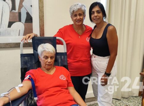 Ικανοποιητική η ανταπόκριση στην εθελοντική αιμοδοσία στο Δημαρχείο Χανίων