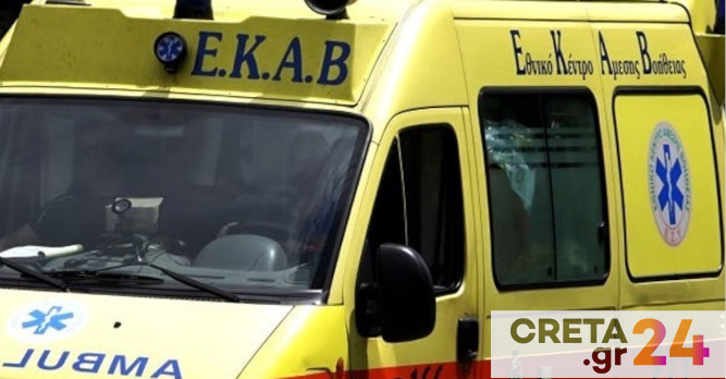 Ηράκλειο: Μετωπική σύγκρουση δύο αυτοκινήτων – Στο νοσοκομείο 22χρονη